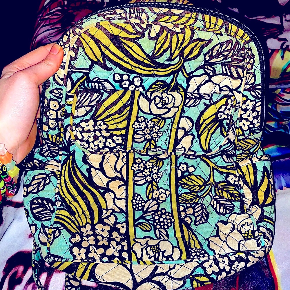Vera Bradley island blooms mini backback